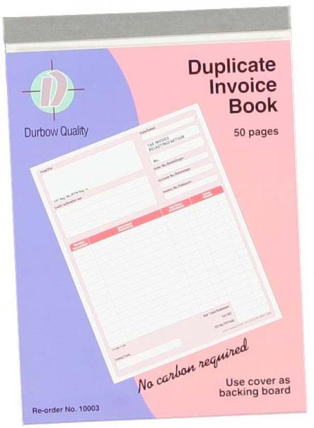 invoice book