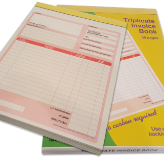 Triplicate Invoice Book