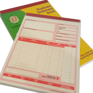 Duplicate Statement Book
